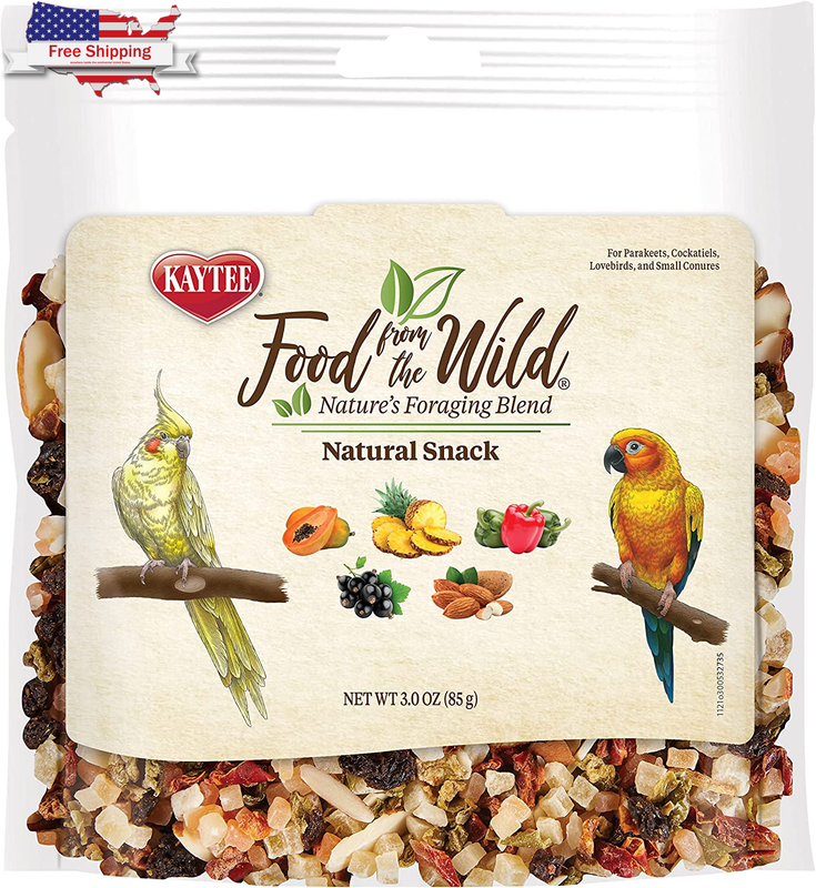 From The Wild Natural Pet Bird Snack Food Treats For Parakee