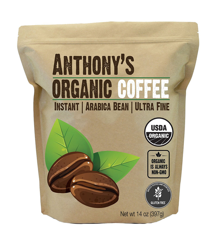 Anthony'S Organic Instant Coffee,14Oz, Ultra Fine Microground, Gluten Free, A...