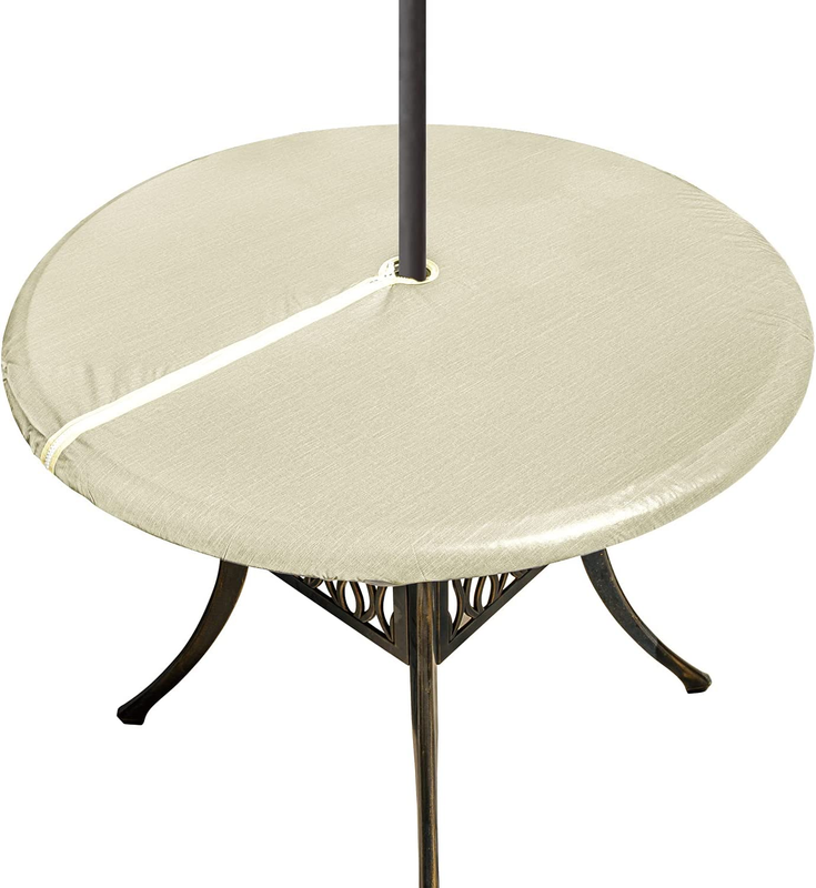 With Umbrella Hole For Parties And Patios