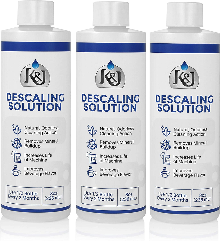 3-Pack Universal Descaling Solution - USA MADE - Descaler for Keurig, Cuisinart,