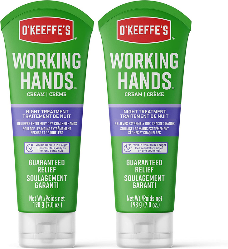 Working Hands Night Treatment Hand Cream, 7 Ounce Tube, Pack