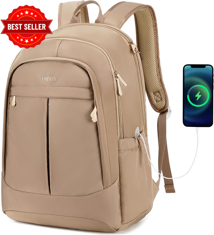 Travel Laptop Backpack for Women 15.6 Inch Backpacks with USB Charging Hole Coll
