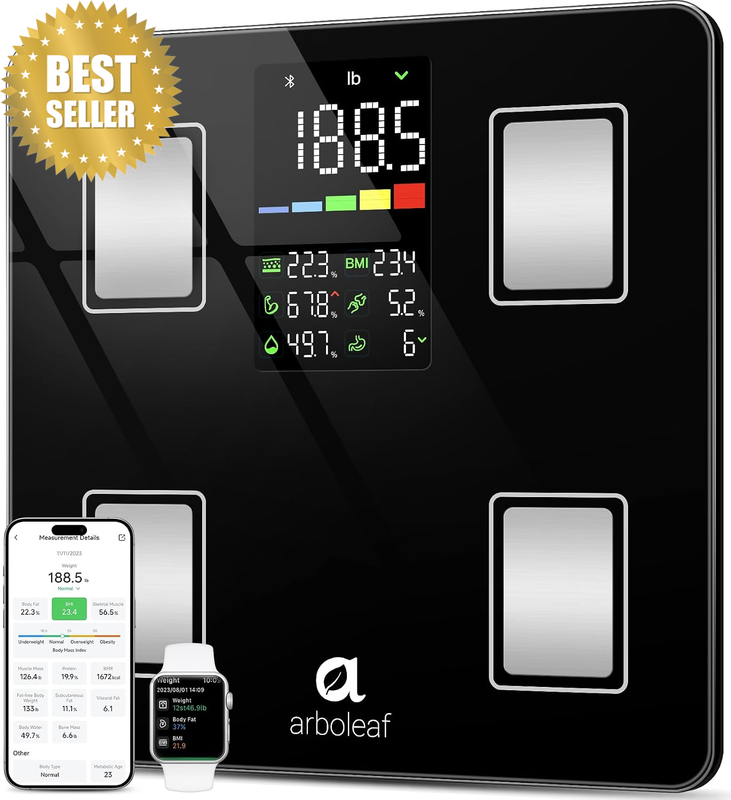 Smart Scale for Body Weight and Fat, Digital Bathroom Scale | Weighing Scales wi