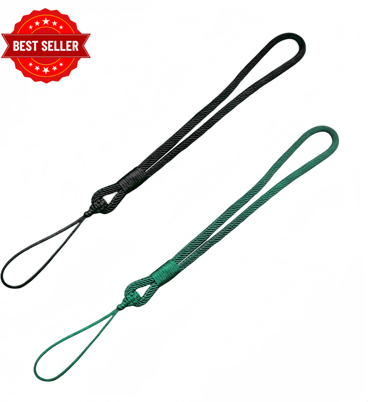 Braided Phone Wrist Strap Phone Lanyard Wrist Cord Charm 2 Pcs
