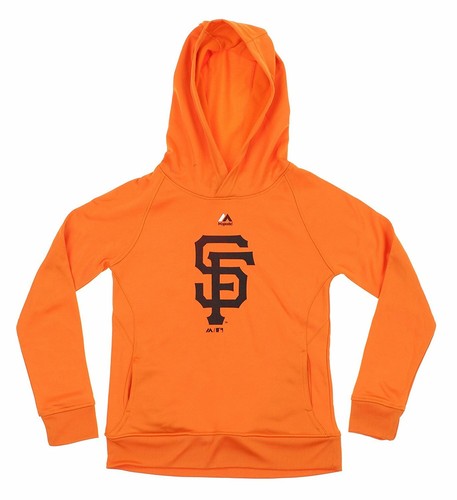 Флисовая толстовка Majestic MLB Youth San Francisco Giants, оранжевая