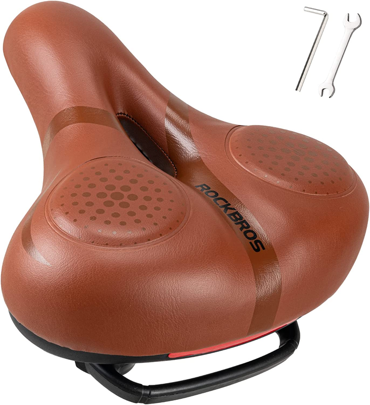 Bike Seat Cushion Comfort Wide Gel Bike Seat Breathable Wate