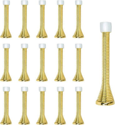 12 Pack Spring Door Stops 3 1/4'' Flexible Heavy Duty Spring Door Stopper with Ru