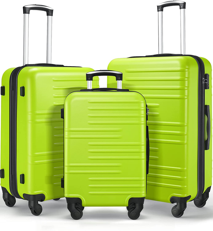 3 Piece Luggage Set Expandable (Only 24" & 28"), Hard Suitca