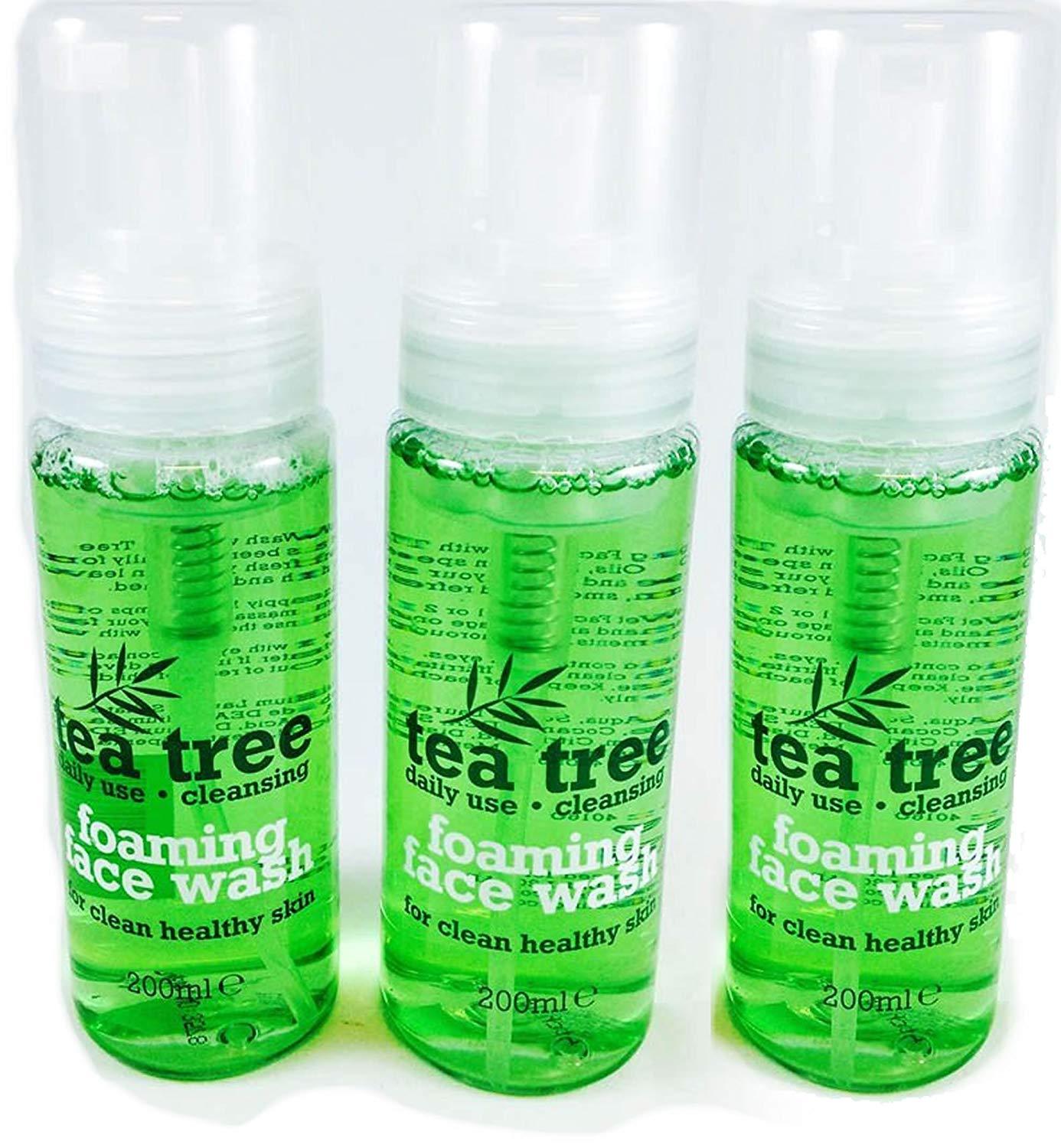 TEA TREE FOAMING FACE WASH 200ml FOR HEALTHY CLEAN SKIN DAILY USE