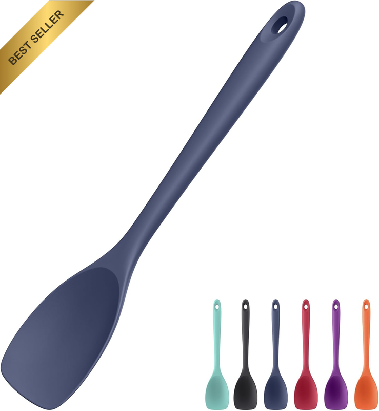28Cm Large Silicone Scoop Spoonula:  315℃ Heat Resistant Flexible Scraper Spatul