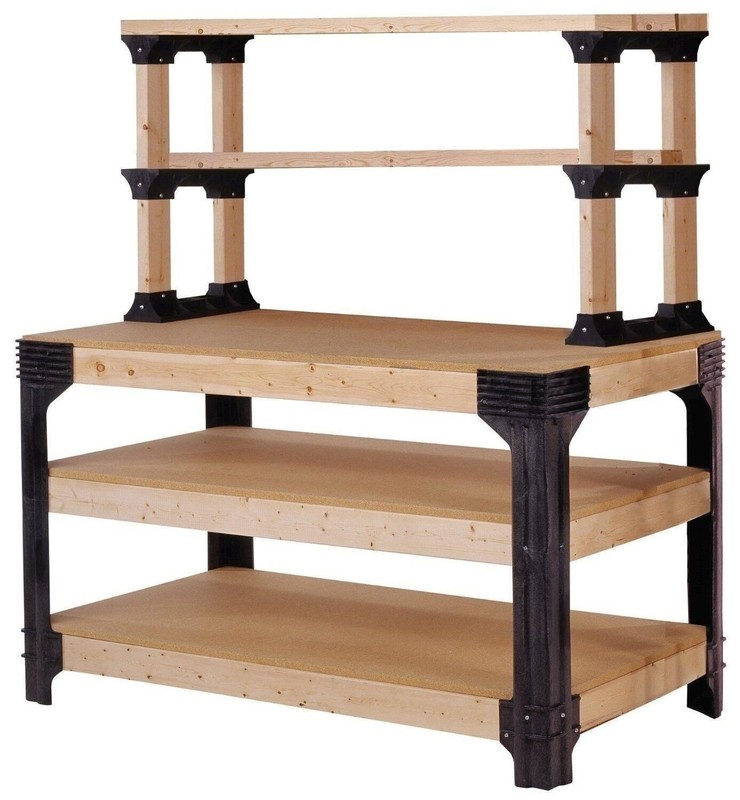 8 ft Workbench Building Kit Garage Heavy Duty Tool Storage