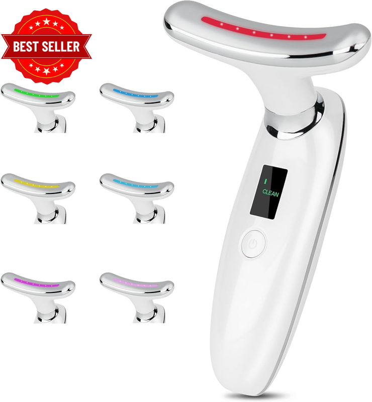 Lilac 7-In-1 Beauty Massager for Face and Neck - Jawline Lifting & Firming - Fac