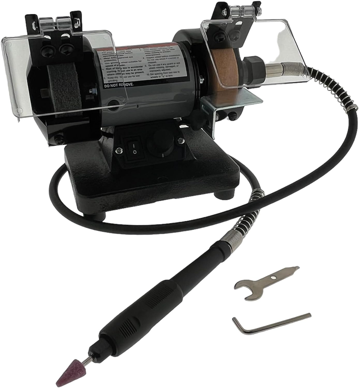 Truepower 199 Mini Multi Purpose Bench Grinder and Polisher with Flexible ...