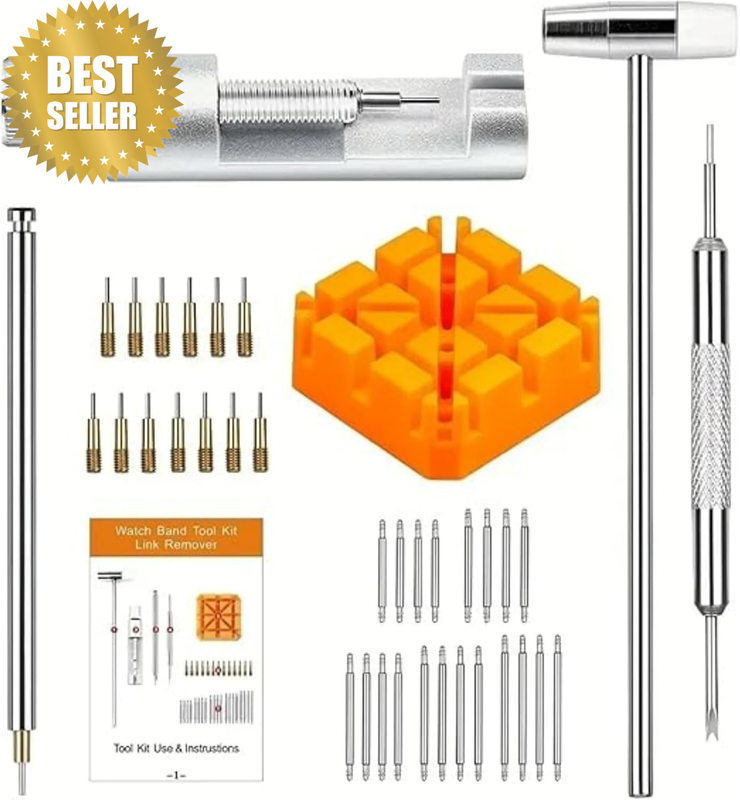 39 Pcs/Set Watch Link Removal Tool, Watch Band Tool Kit,Repair Kit for Watch Bra