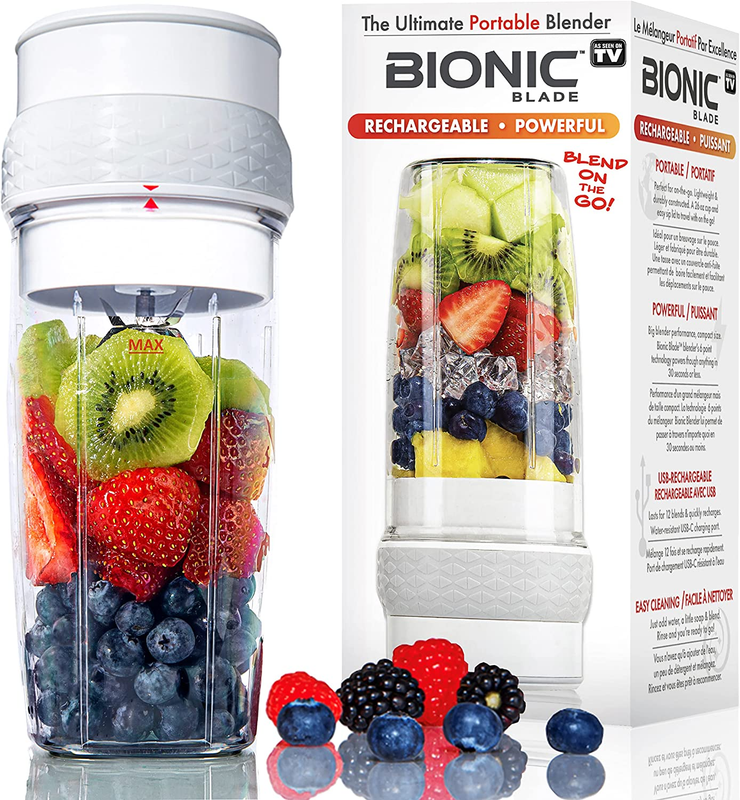 Bionic Blade Personal-Sized Blender 26 Oz., Bpa-Free, Cordless, Rechargeable 18,