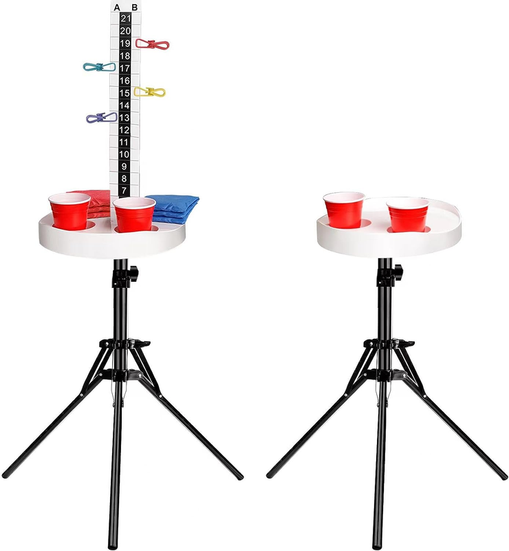 Scoreboard With Drink Holder, 2 Sets Cornhole Score Keeper With Drink H