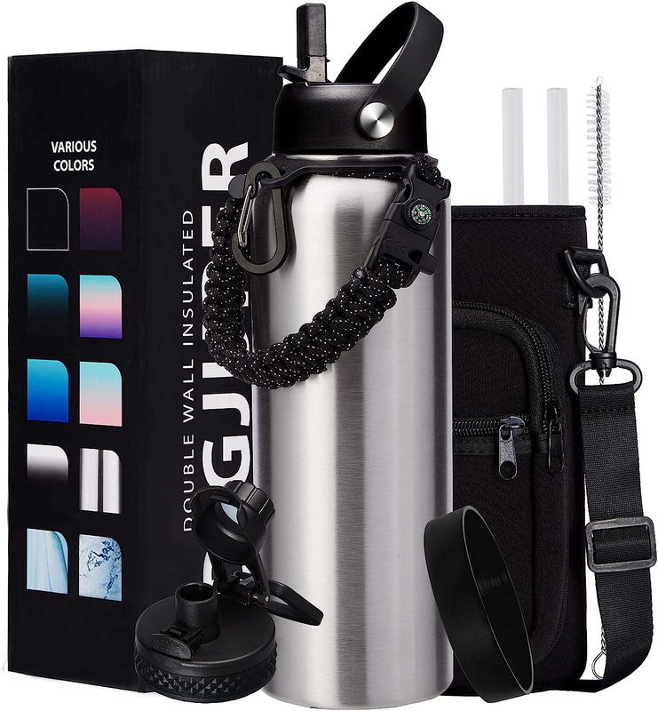 40Oz Stainless Steel Water Bottle - Wide Mouth Vacuum Insula