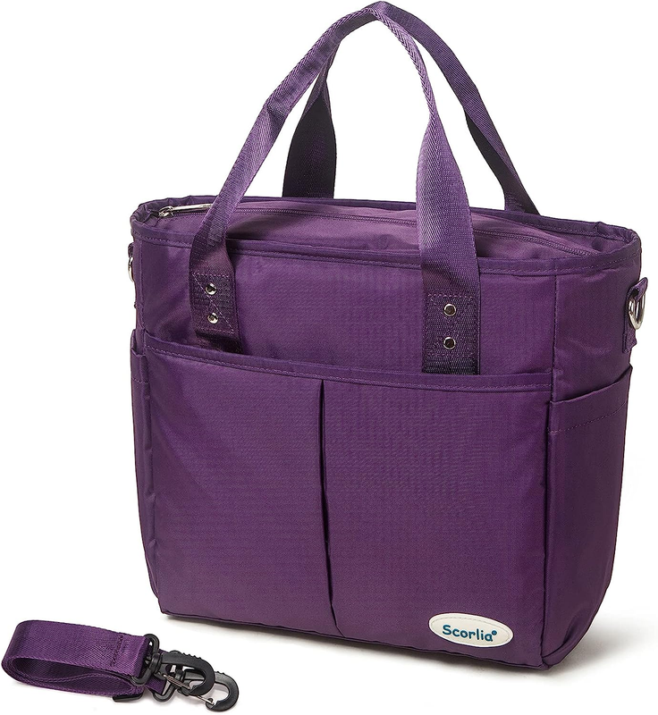Insulated Lunch Bags for Women Work, Extra Large Lunch Tote Bag with Removable S