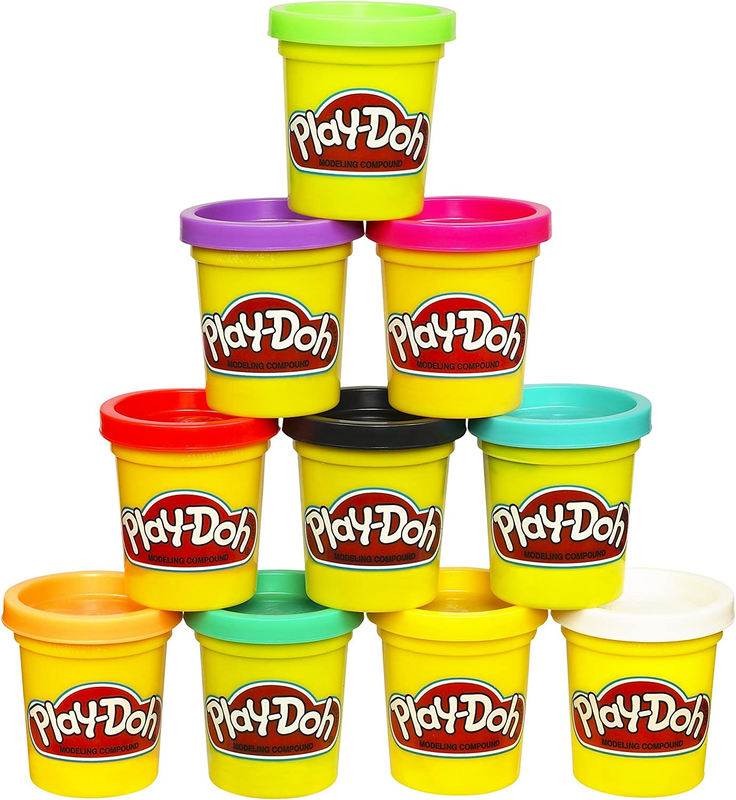 Play-Doh Modeling Compound 10-Pack Case of Colors, Non-Toxic