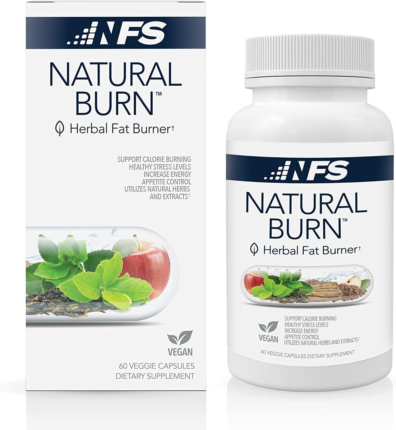 NF Sports NATURAL BURN Fat Burner Weight Loss Energy Appetite Control 60 caps