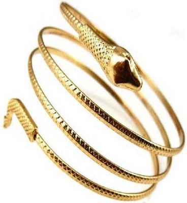 Snake Arm Cuff Bracelet for Women Vintage Punk Armlet Armband Open