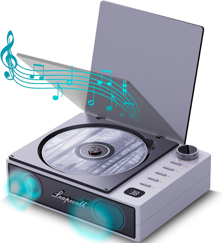 Portable,  Portable Cd Player With Speakers Bluetooth For Car Home, Sm