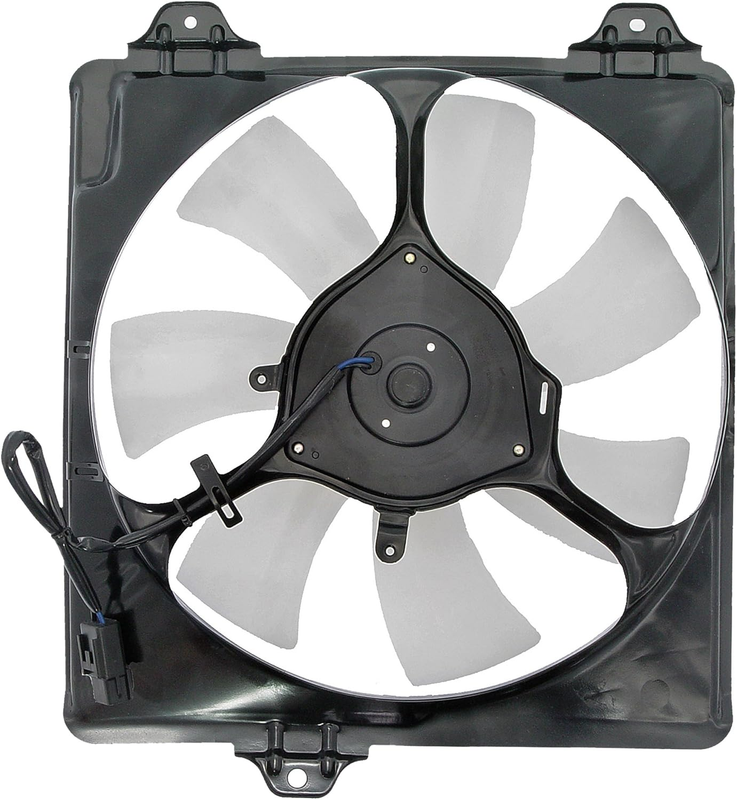 Passenger Side Engine Cooling Fan Assembly for Toyota RAV4 2001-2005 80 watts