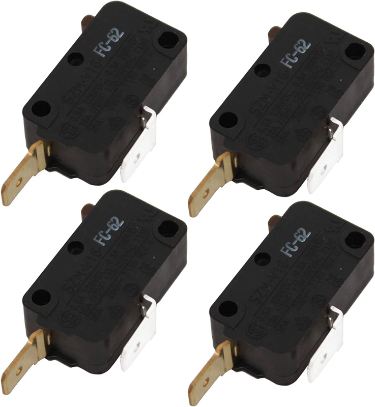 4-Pack W10269458 Microwave Door Switch for Maytag MMV4205DS1 - Compatible with W