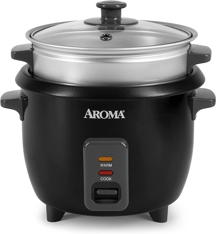 Professional Rice Cooker for 2 to 6 Cups Multicooker Steamer with Heat and Cook