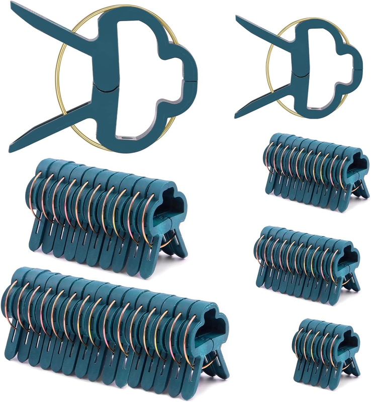 50Pcs Green Plant Support Clips Kit, 2 Sizes Plant Clips Garden Clips, Gardening