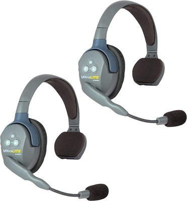 UL2S Ultralite Full Duplex Wireless Headset Communication for 2 Users - 2 Single