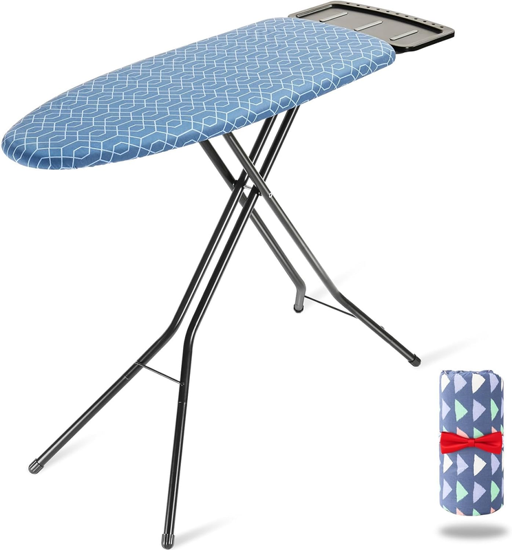 Ing Board With Iron Rest, 2 Heat Resistant Covers And Seven-