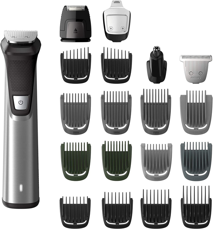 Philips  Multigroomer All-In-One Trimmer Series 7000, 23 Piece Mens Grooming Kit
