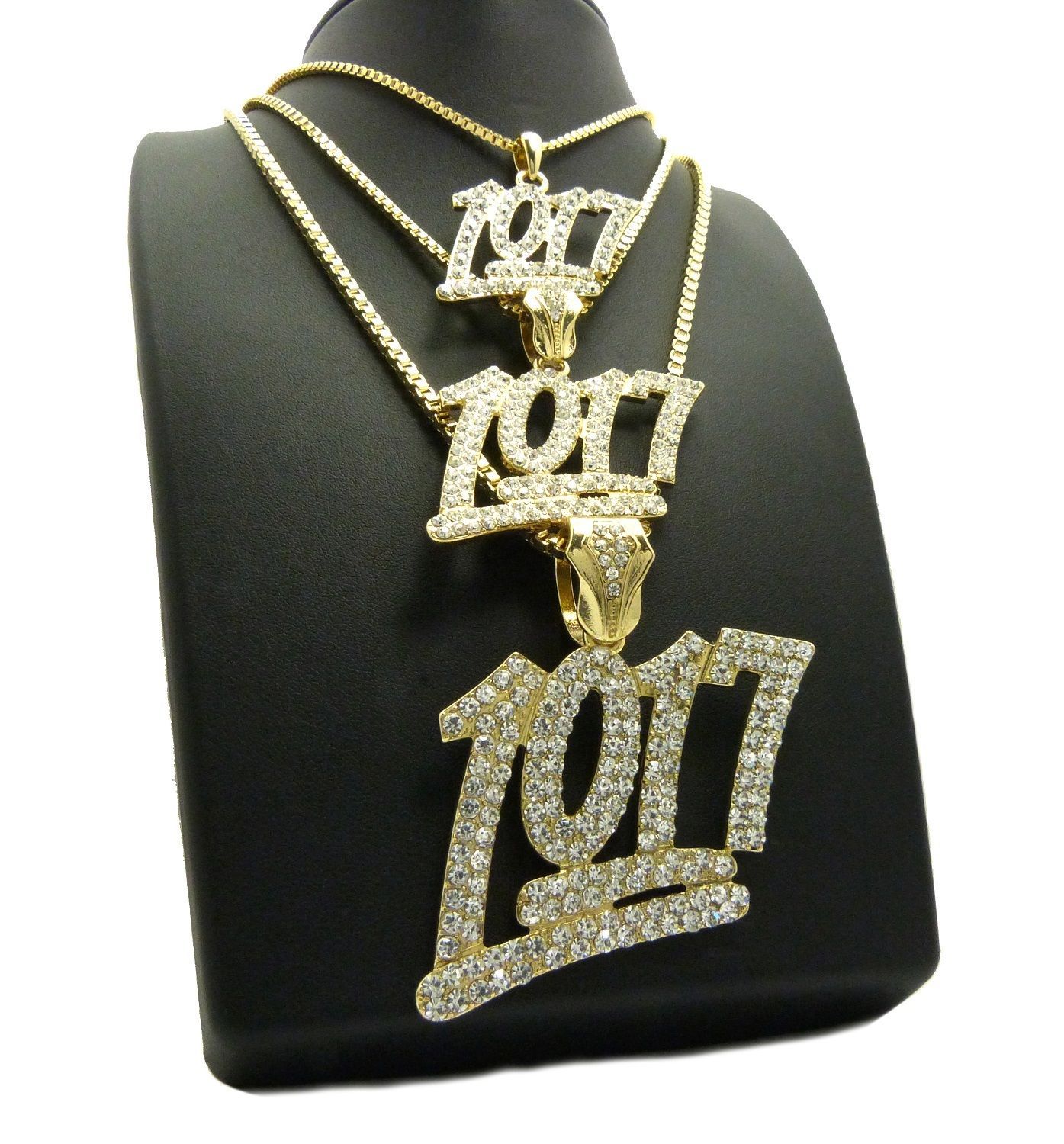 Hip Hop Iced 3pcs of 1017 Pendant & 20 Hip Hop Iced 3pcs of 1017 Pendant & 20