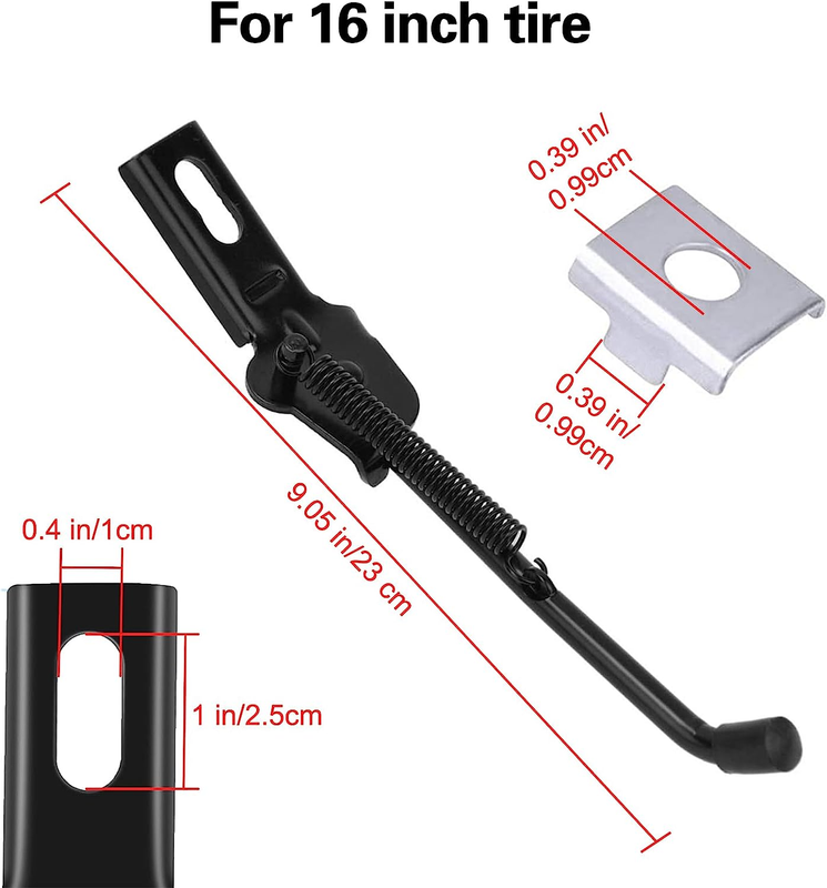 SEISSO Bike Kickstand for Kid Bicycle Kickstand 12 14 16 18 Inch Aluminium Alloy