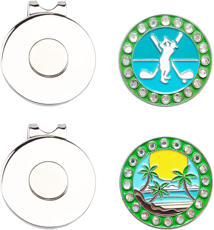 Magnetic Hat Clips Set Golf Bag Accessories Gift For W