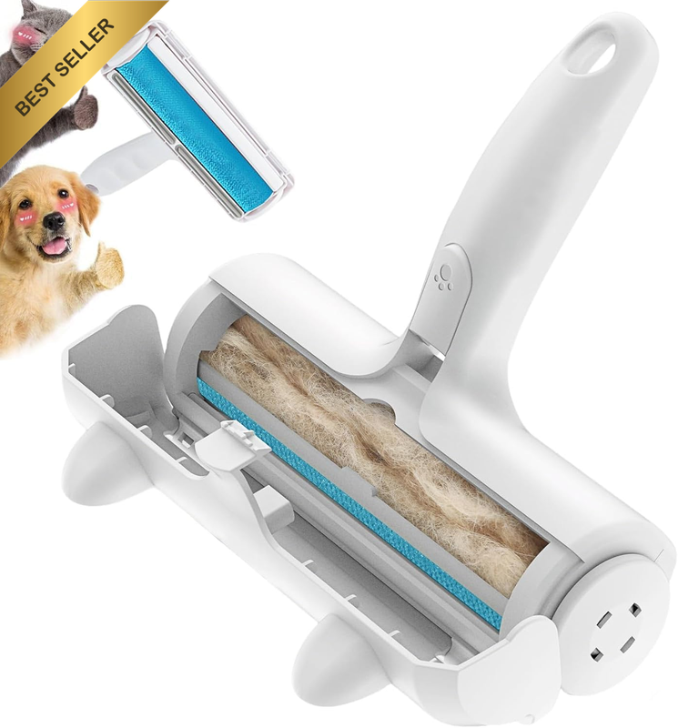 Pet Hair Remover Roller - Reusable Lint Rollers, Dog and Cat Fur Removal Brush D