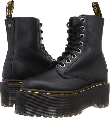 Pre-owned Dr. Martens 1460 Pascal Max Boots Black Pisa