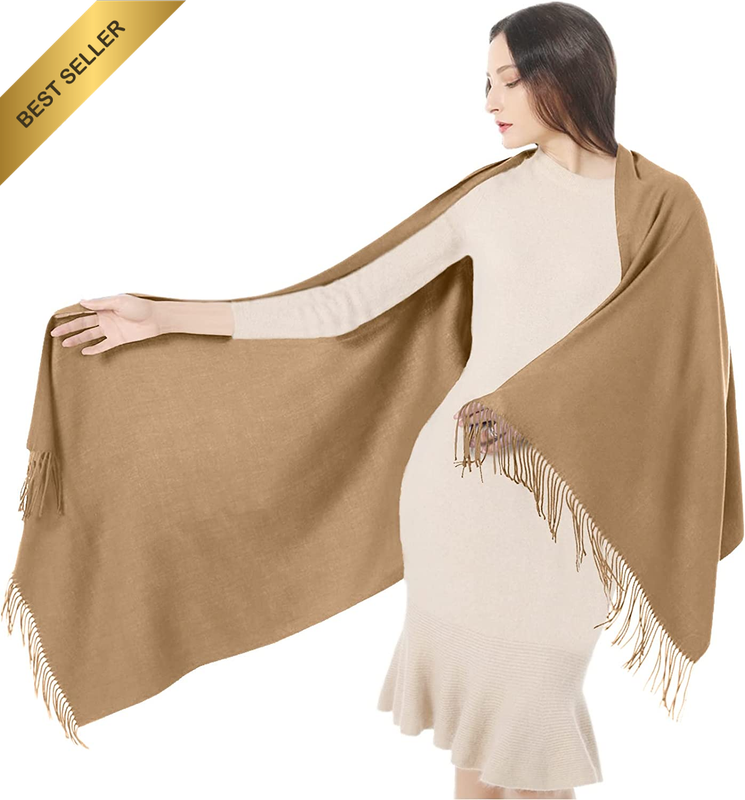 Womens Shawl Wrap Scarf Pashmina Cashmere Warm Large Stole Gift Idea Wedding Chr