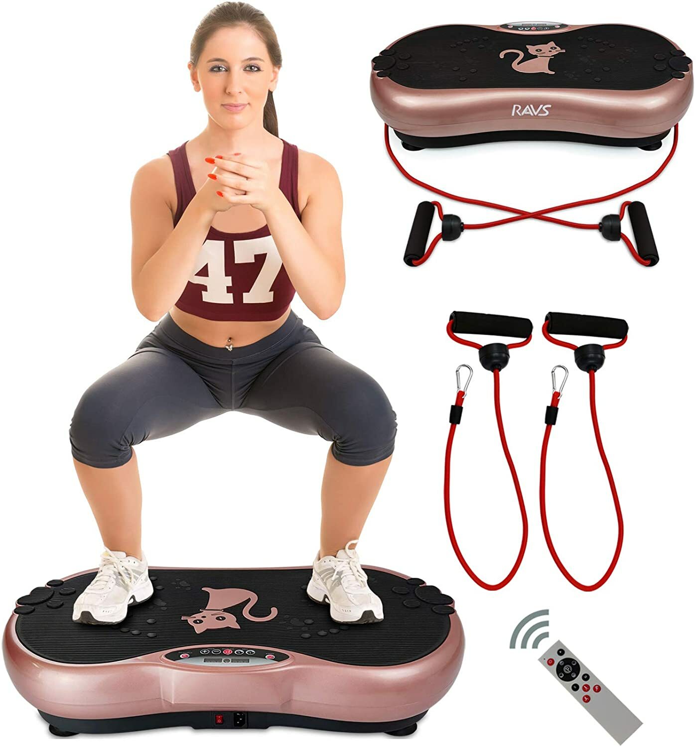Vibration Platform Plate Whole Body Exercise Fitness Massager Machine