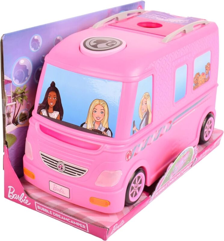 Barbie Dream Camper Bubble Machine | Vehicle Toy with Lights