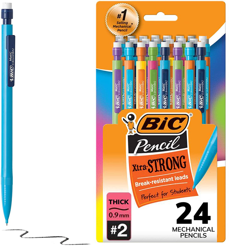 With Colorful Barrel Thick Point (0.9mm), 24-count