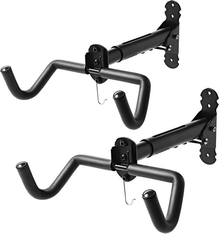 Bike Wall Mount Hanger - Horizontal Bicycle Indoor Storage Rack | Cycling Wall M