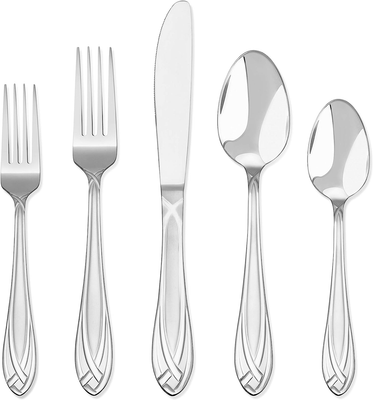 Set, Service For 8, Metallic