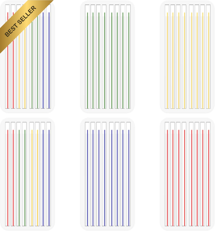 960Pcs Transparent Highlighter Tape Reusable, Clear Sticky Tabs for Annotating B