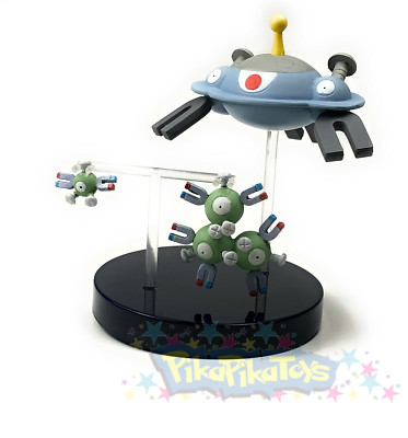 Magneton Magnemite Magnezone Pokemon Rittai 05 Zukan 1/40 Scale Mini Figure