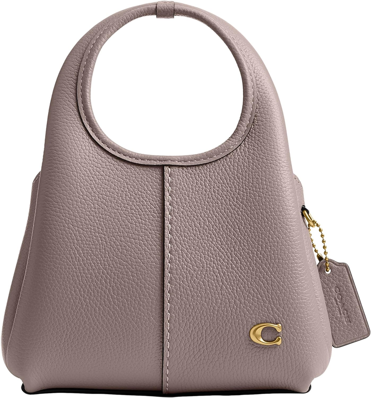 COACH Polished Pebble Leather Lana Shoulder Bag 19
