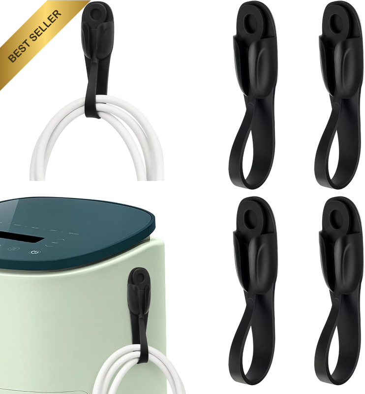 4 Pcs Cord Organizer for Appliances Cord Bundlers - Self Adhesive Kitchen Applia
