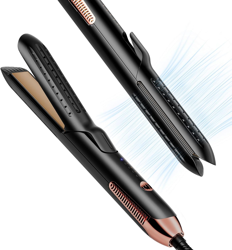 Airflow Styler, Hair Straightener And Curler 2 In 1, Ceramic