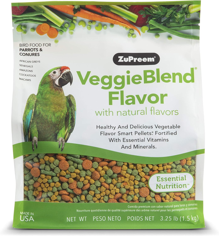 For Parrots & Conures 3.25 Lb Bag